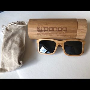Panda Carver Honey Bamboo Sunglasses eco friendly